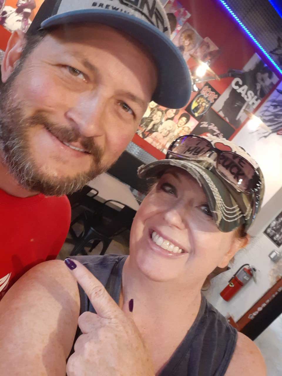 Josh and Michelle Spurlock, owners of BlueJs Food Truck in Oklahoma City